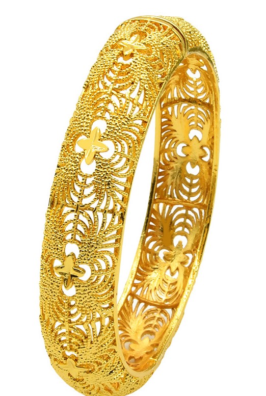 Pulsera bañada en oro B-04