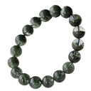Pulsera de cristal de fantasma verde natural West