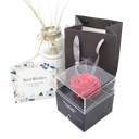 CAJA DE REGALO DE ROSA DE FLORES PRESERVADAS DE LUJO LIGERO