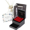 CAJA DE REGALO DE ROSAS DE FLORES PRESERVADAS DE LUJO V