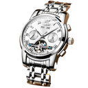 Reloj OLEVS 6607 correa acero blanco